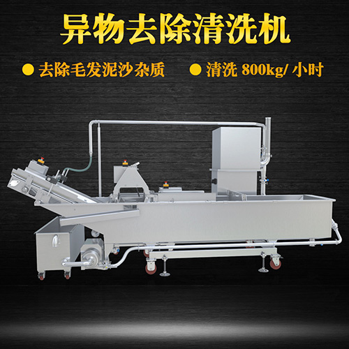 環(huán)速商用果蔬清洗機，氣泡清洗，清洗800kg小時